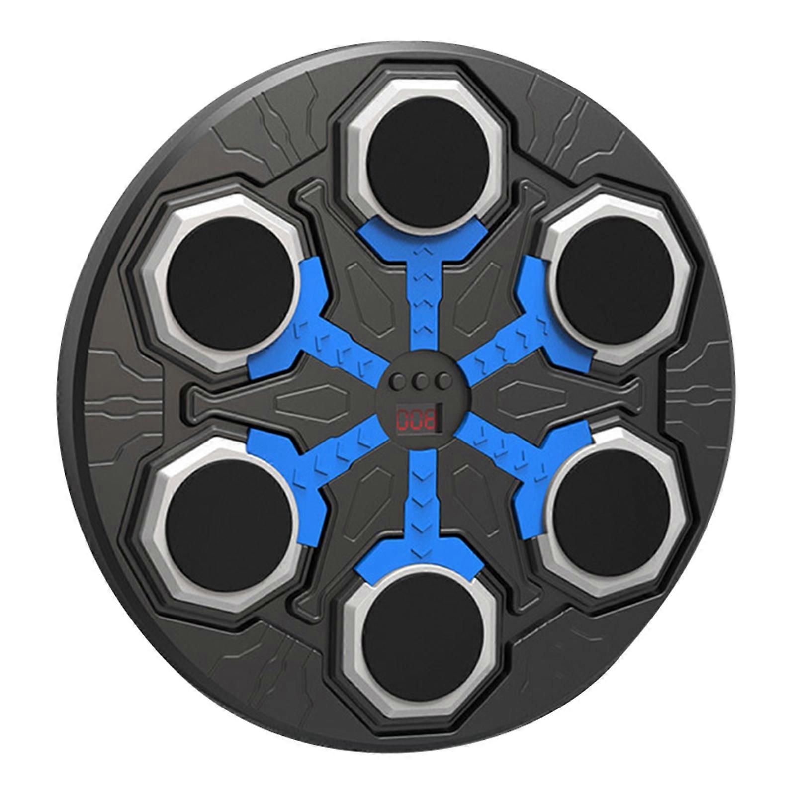 Smart Music Boxing Target with BT LED Lights 15 Speed Smart Wall Punch Boxing Bags Kids Adults Training Punching Equipment