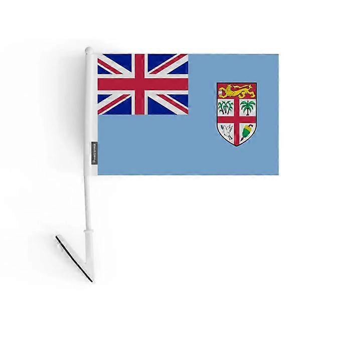 Flag - Fiji - 14 x 21 cm - Durable polyester - Lightweight and sturdy - Double-sided print
