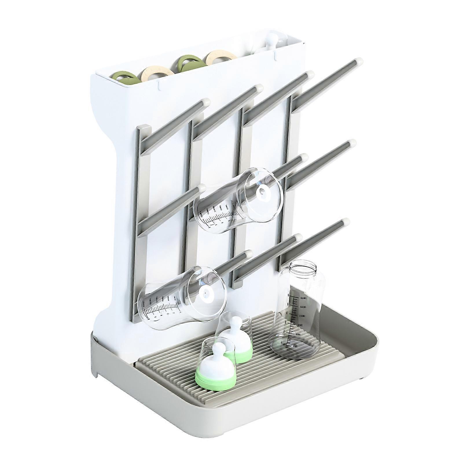 Multifunctional Cup Drying Organizers Crafted From Sturdy PP Materials For Versatile Use In Homes And Offices White gray