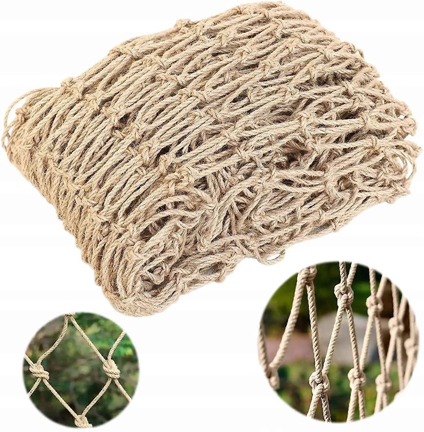 Jute Rope Playground Net Easy To Maintain And Durable Support