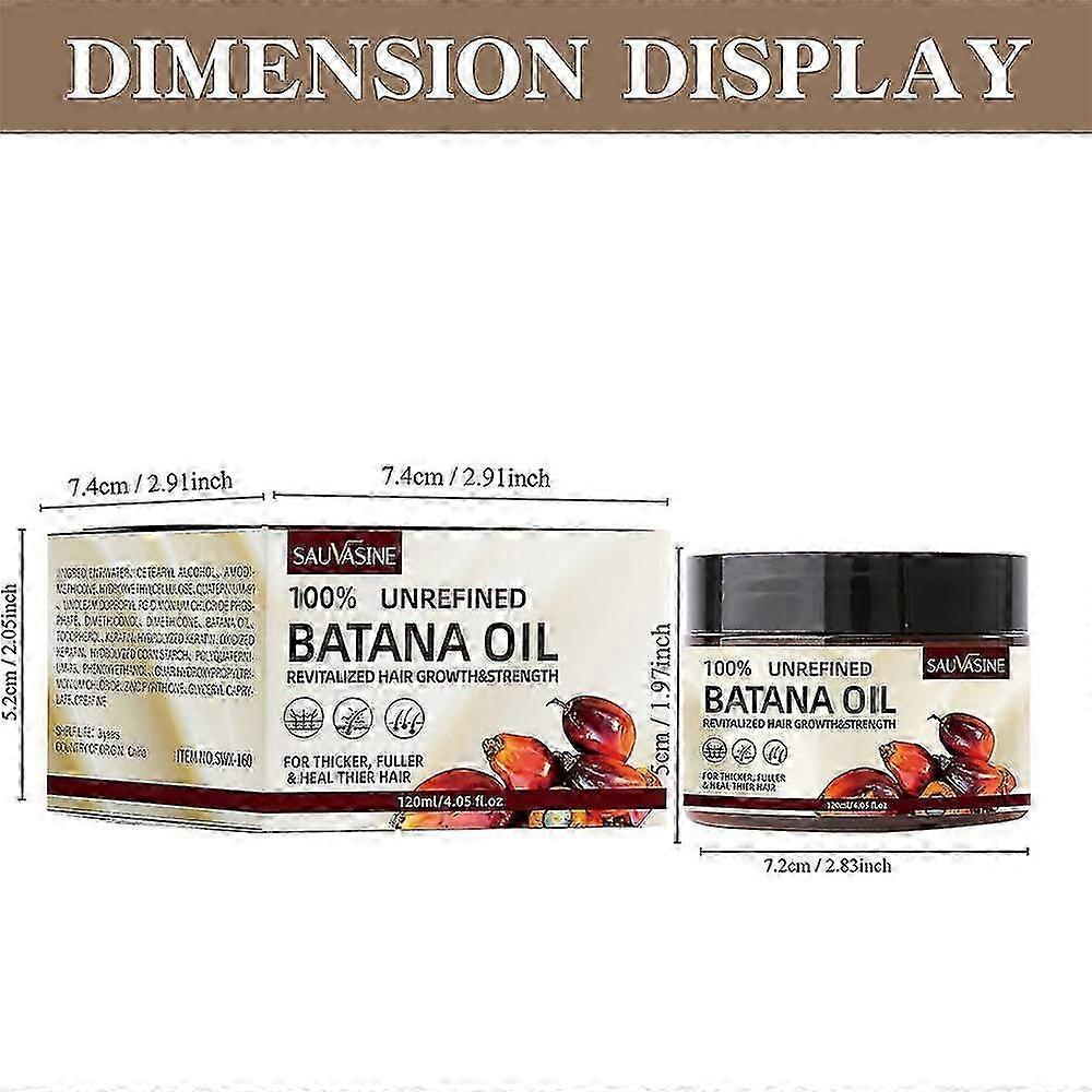 Sauvasine Batana Après-shampooing à l’huile pour des cheveux plus sains, plus épais et plus volumineux