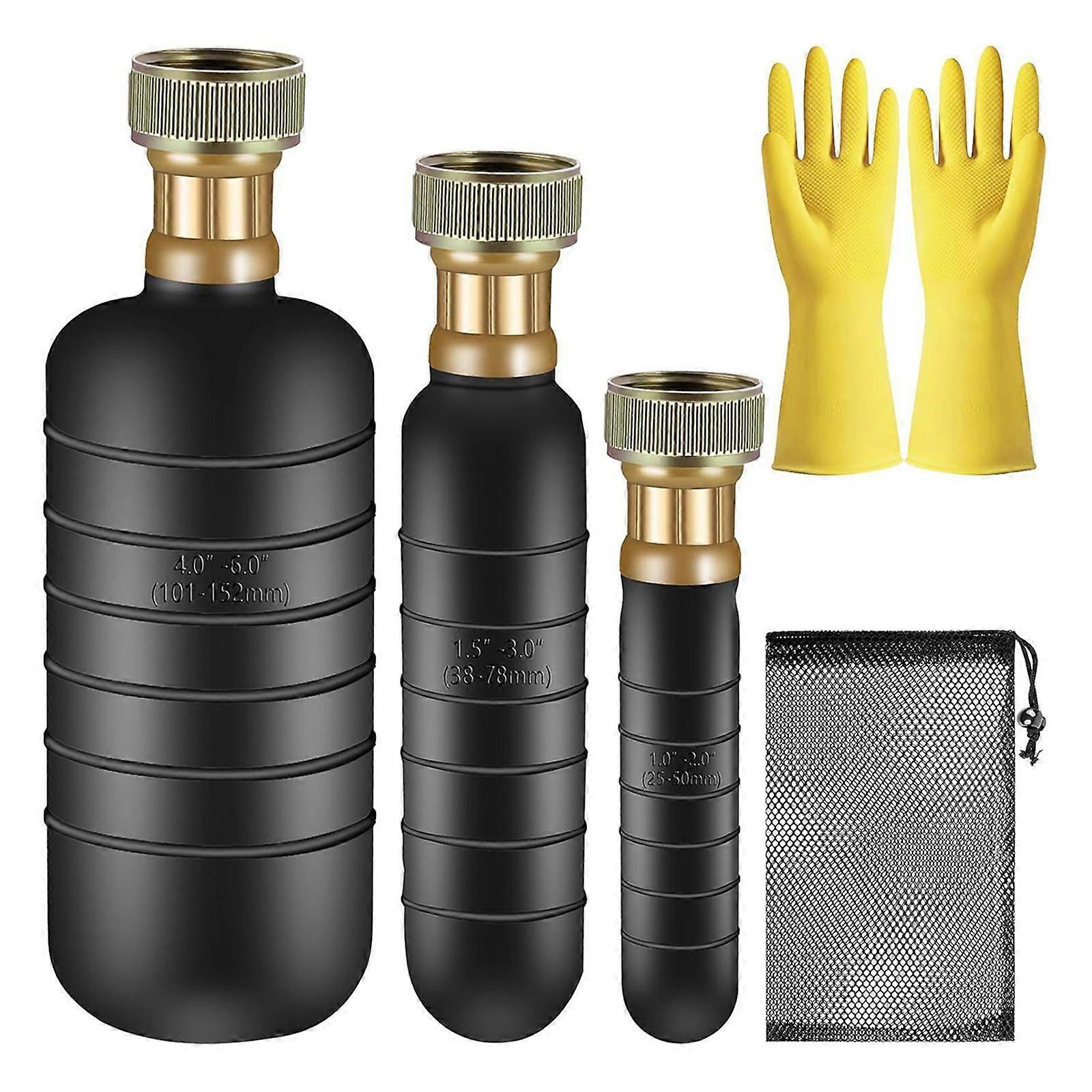 Drain Bladder Kit Drain Cleaning Bladder for Basement Bathroom Sink Kitchen