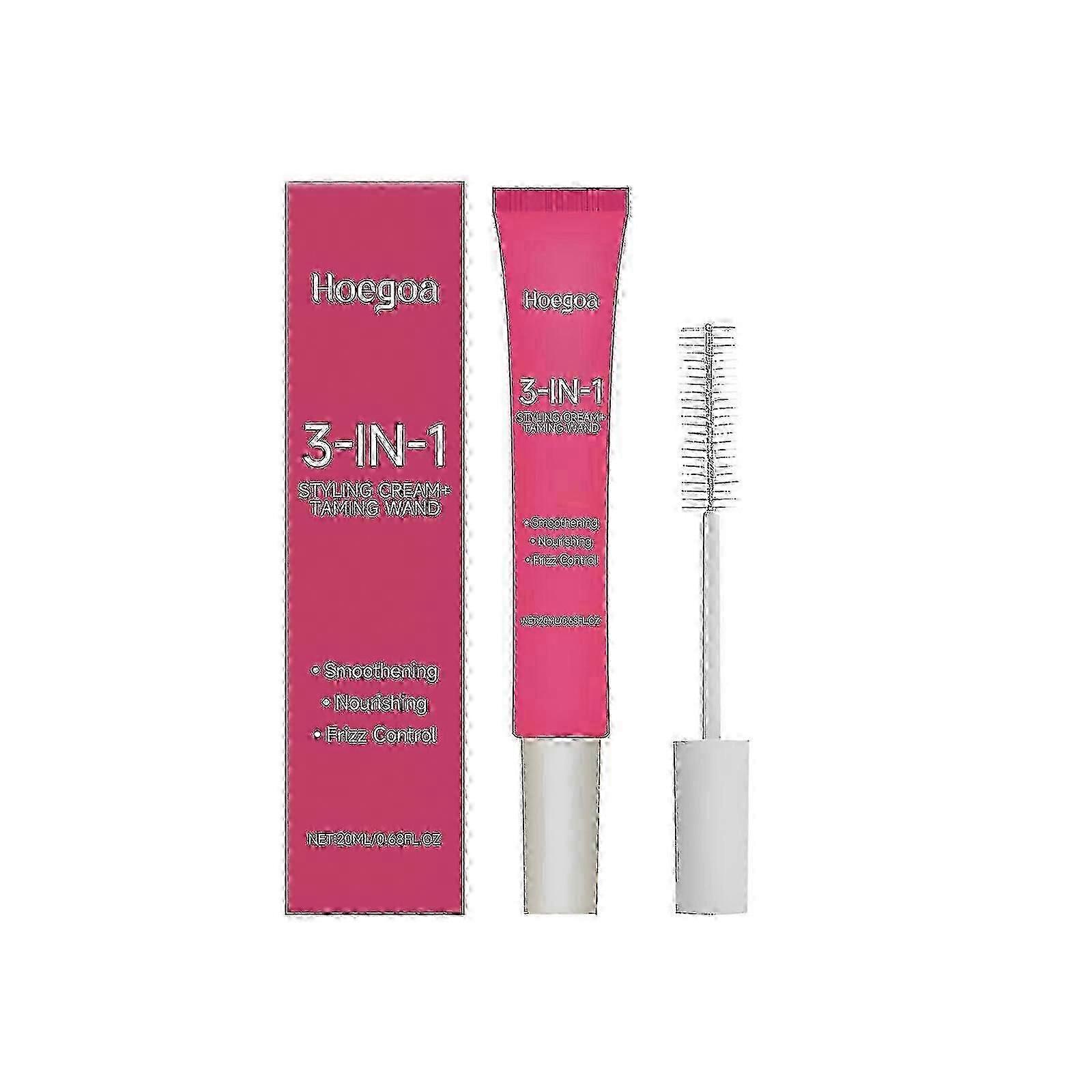 Hoegoa Curl Styling Cream Anti-frizz portable design, fine and soft hair, airy styling, natural and fluffy