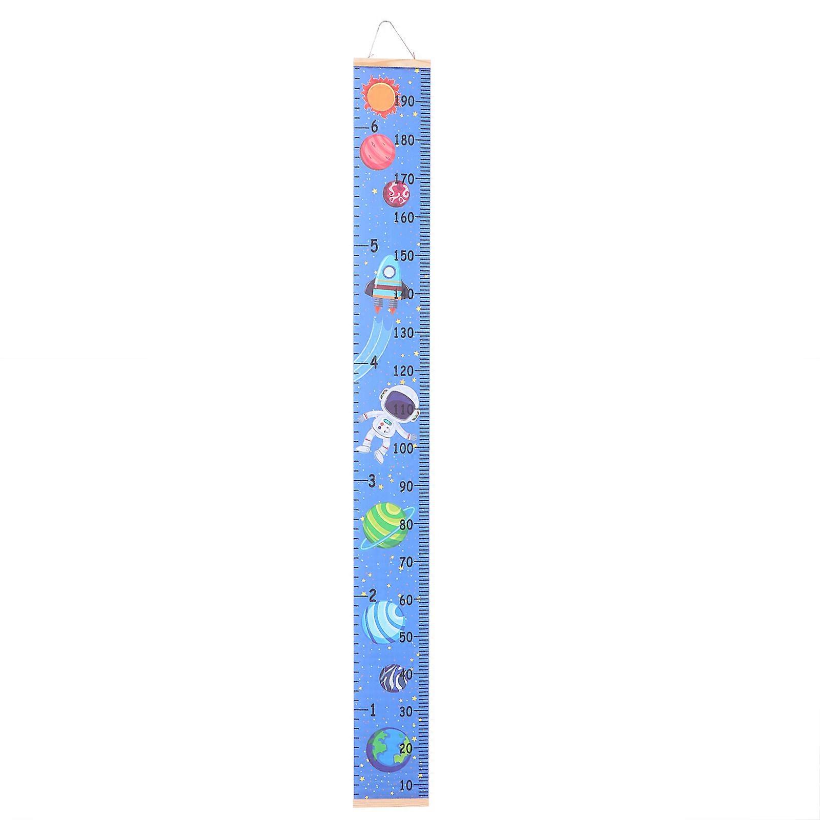 Hanging Height Chart Cartoon Growth Ruler Wall Decor for Nursery Bedroom Easy Tracking Height Changes for Boys