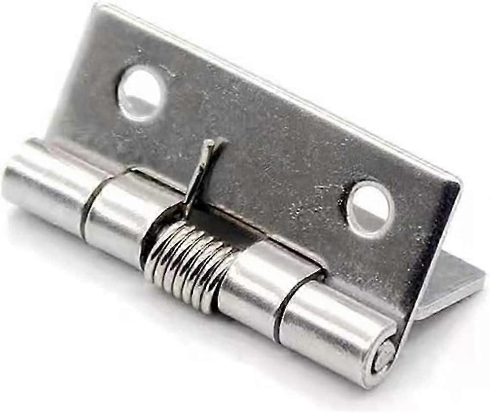 4 قطع مفصلات زنبركية ذاتية الإغلاق ، 304 مفصلات باب زنبركية من الفولاذ المقاوم للصدأ ، (3.8 سم)