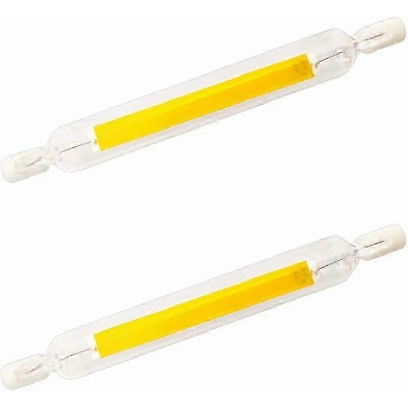 10W R7s LED Birne 118mm COB Filament Kaltweiß 6000K 220V doppelseitig gesockelt J118 LED Leuchtstoffröhre 360° nicht dimmbar, 2er Pack