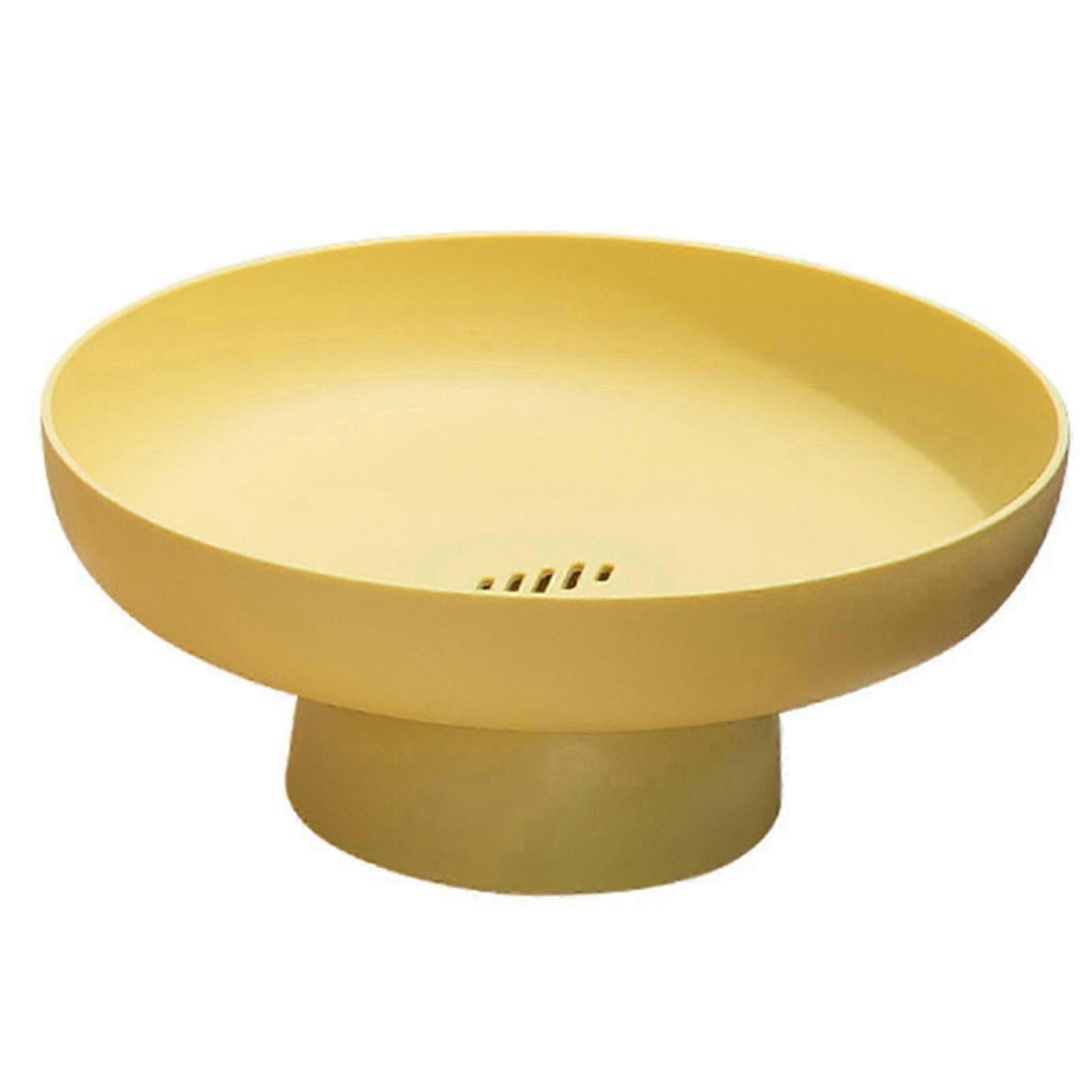 2025 Simple Open Design Fruit Tray with Hollow Bottom for Living Room Storage