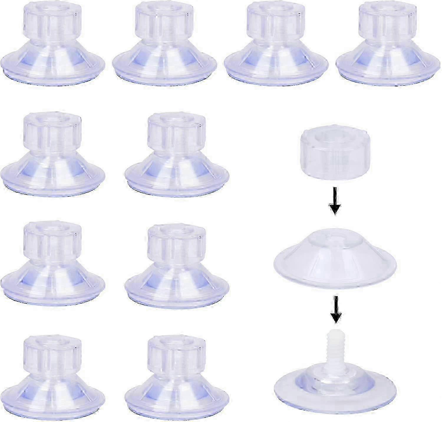 Camper Car Awning Suction Cups, 4.5CM Side Canopy Fixing Caps, 12pcs - Color 2