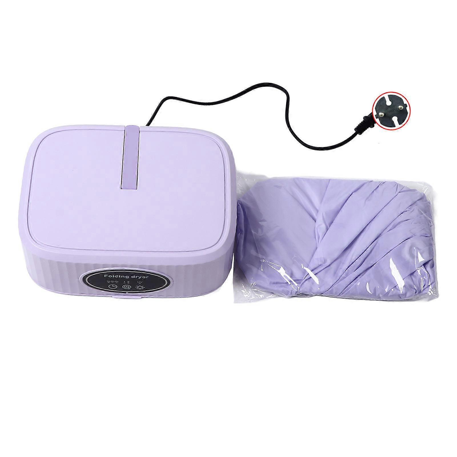 Sèche-linge portable pliable, fonctionnement silencieux, fonction minuterie, économie d'énergie, séchage rapide, pour camping, appartement, dortoirs
