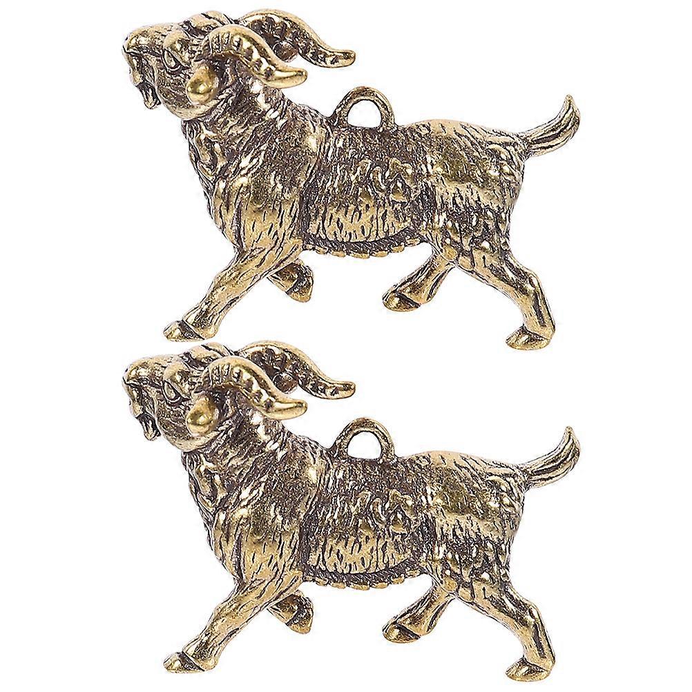 Goat Shaped Charms for Customizing Bags and Accessories