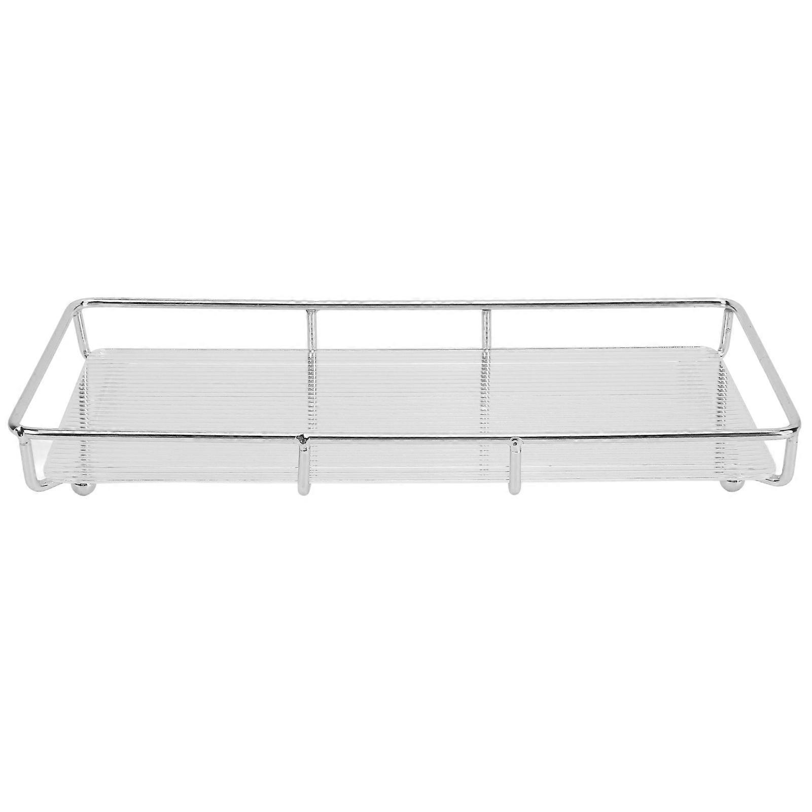 מגש משטח אמבטיה נירוסטה אקריליק מודרני מינימליסטי עיצוב חיסכון במקום אמבטיה אחסון מדף מגש יהירות לקוסמטיקה מוצרים חיים 