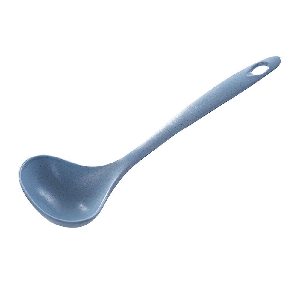 Serving Spoon Ladle Unbreakable Long Handled for Households in Blue 1Set