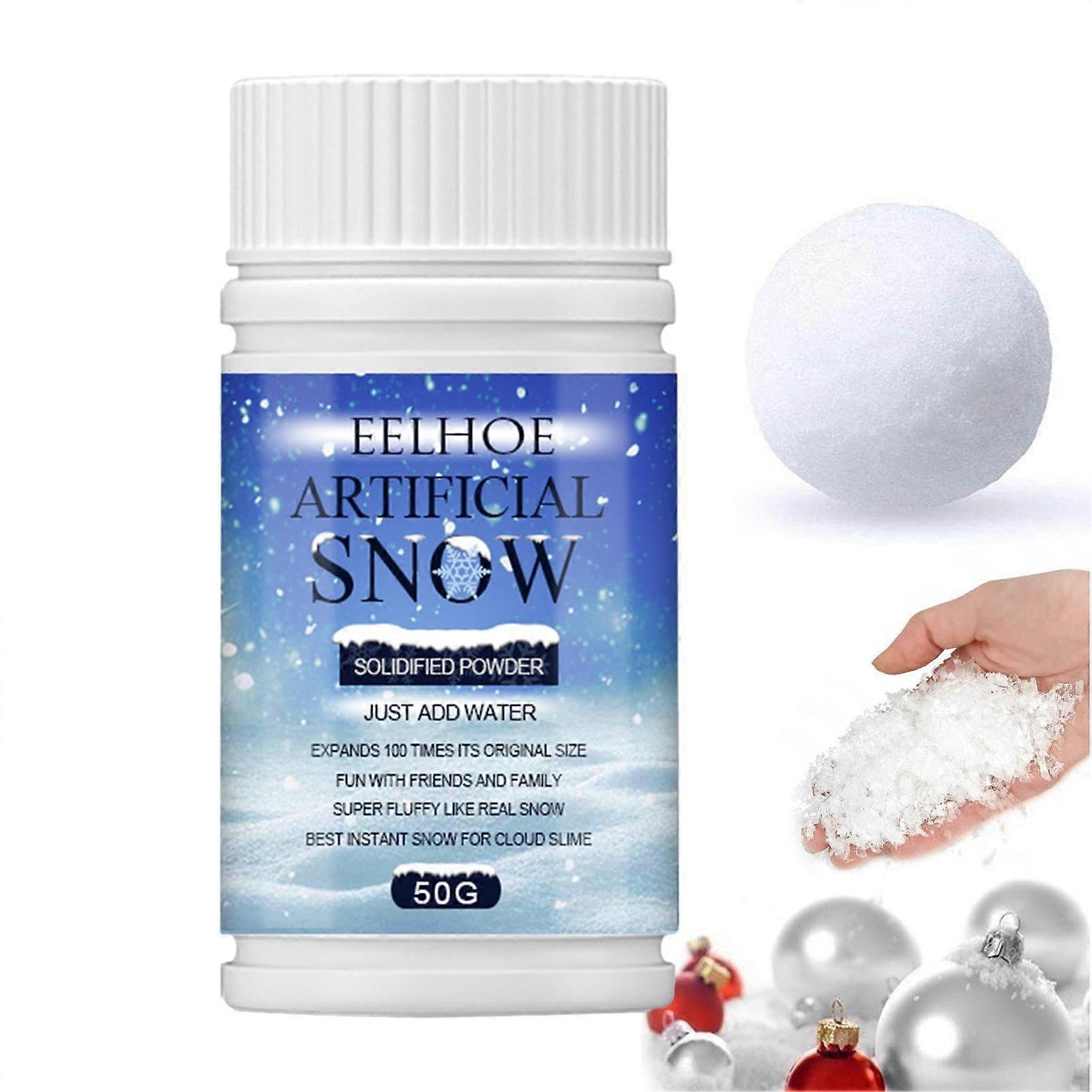 Fake Snow Bottle Artificial Snow Instant Snow Powder for Winter