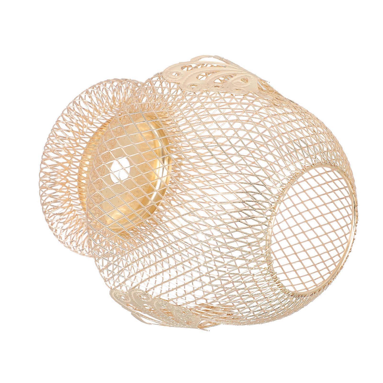 1Pc Cover Hanging Lampshade Decor Accessory Golden