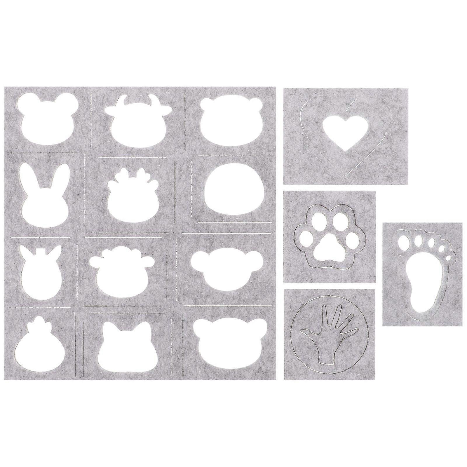 5 Piece Wool Felting DIY Molds Starter Kit with Needle Felting Stencils for Creating Cute Crafts – Perfect for Beginners