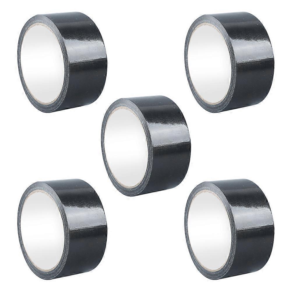 5 Rolls Single Sided Cloth Tape, High Viscosity Adhesive for Packaging, Binding & Repair, Leakproof & Easy to Use by Hand