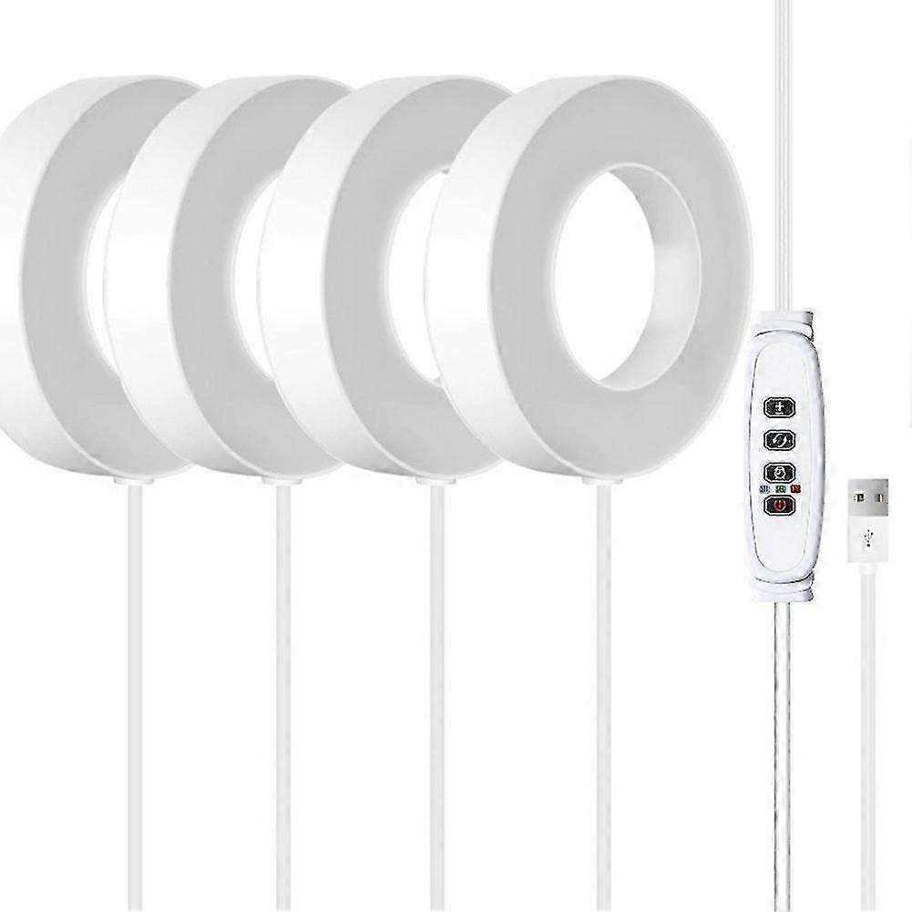 Full Spectrum LED Grow Light Red and Blue Light 4 Pcs