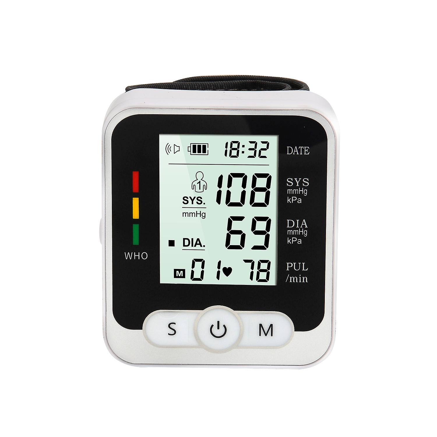 Wrist Blood Pressure Monitor (pulse And Blood Pressure Measurement