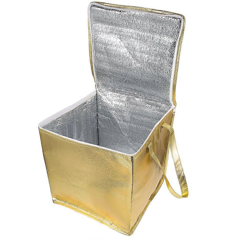 Insulated Bag for Shopping Cold Food Delivery Bag Collapsible Thermal Bag with Zipper