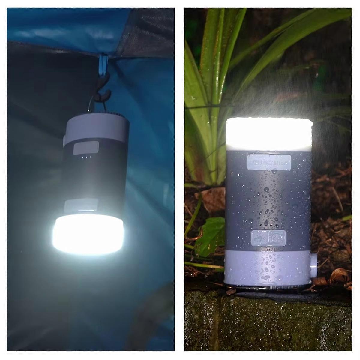 Versatile Electric Air Pump with LED Light, Compact for Camping, Inflatables, USB Charging,Ideal for