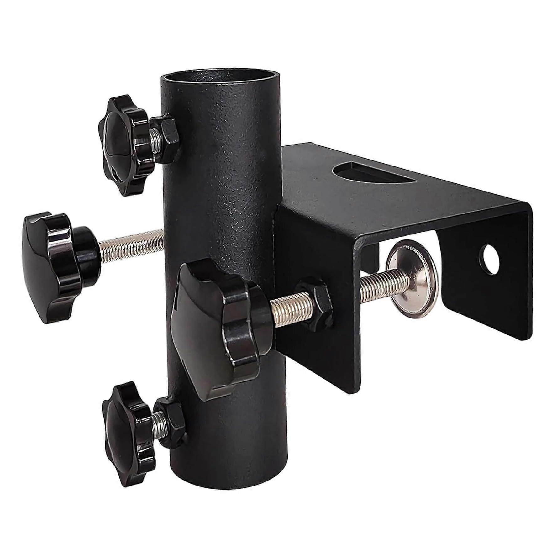 Deck Umbrella Holder, Rostoor - Adjustable Metal Clamp for Railings, Balcony, Veranda - Sturdy Weather-Resistant Design