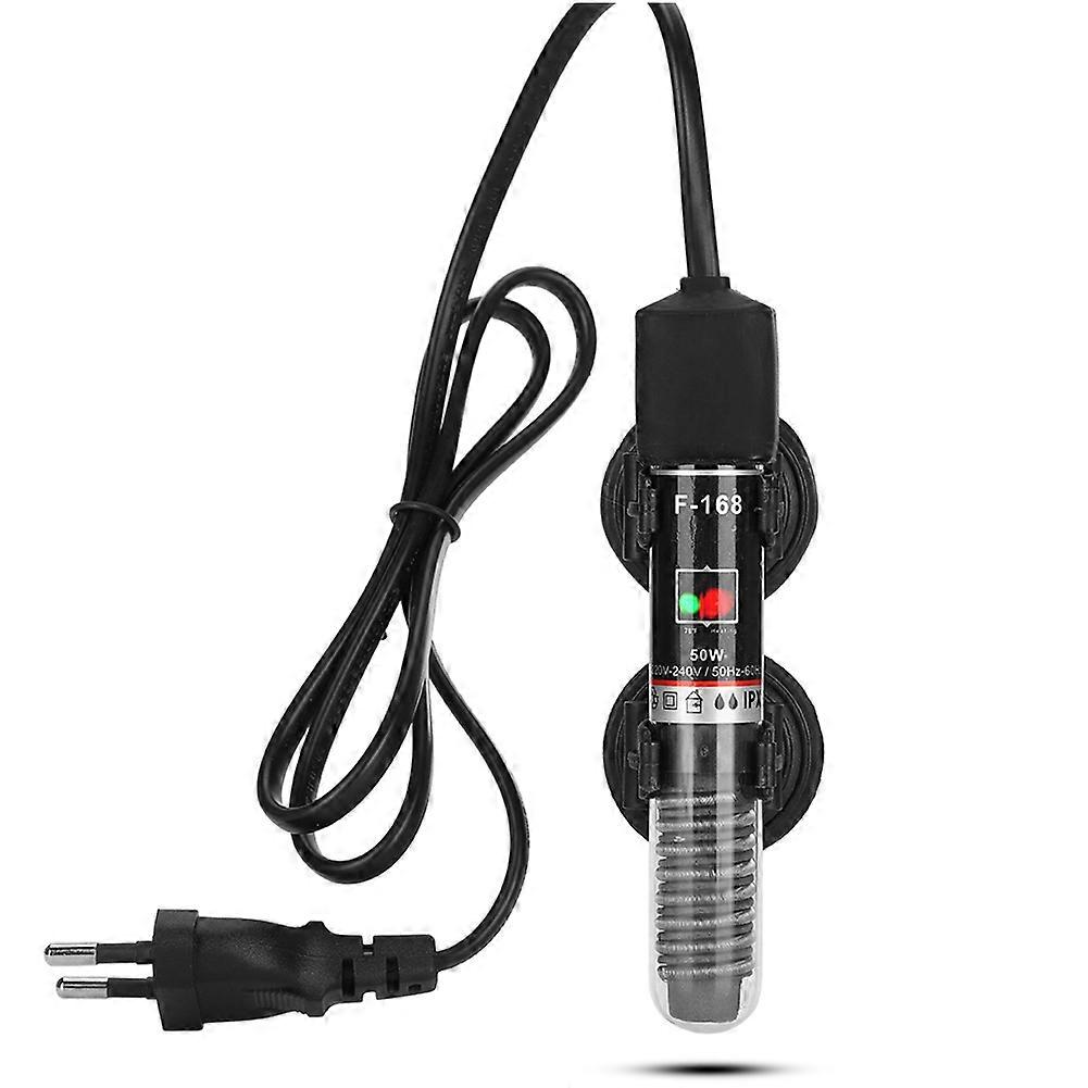 50W Aquarium Heating Rod Mini Fish Tanks Constant Temperature 26℃ EU Plug 220V‑240V