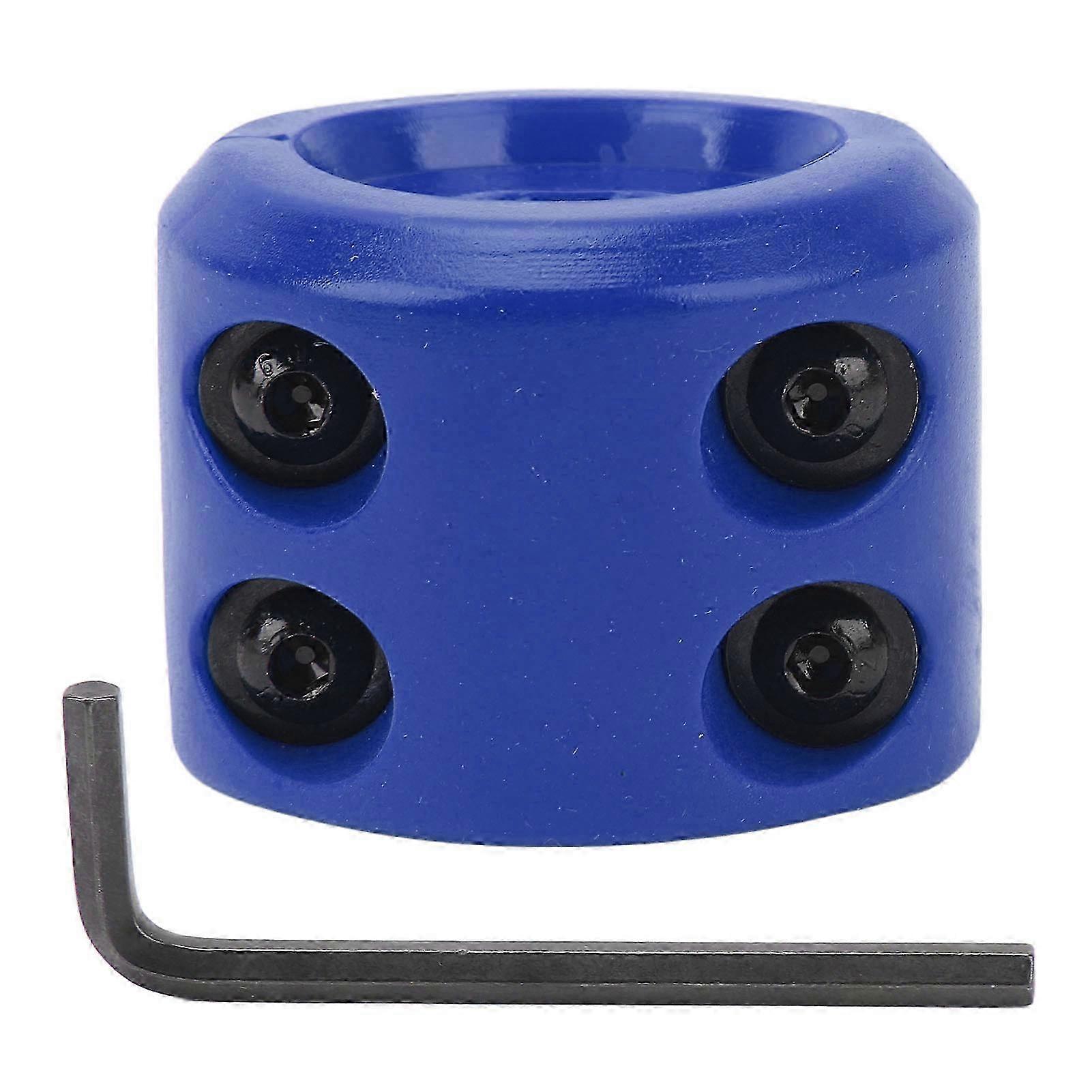 Winch Cable Hook Stopper Rubber Rope Line Hook Buffer with Hex Wrench for ATVs, UTVs, SUVs, ORVs, Trucks Blue