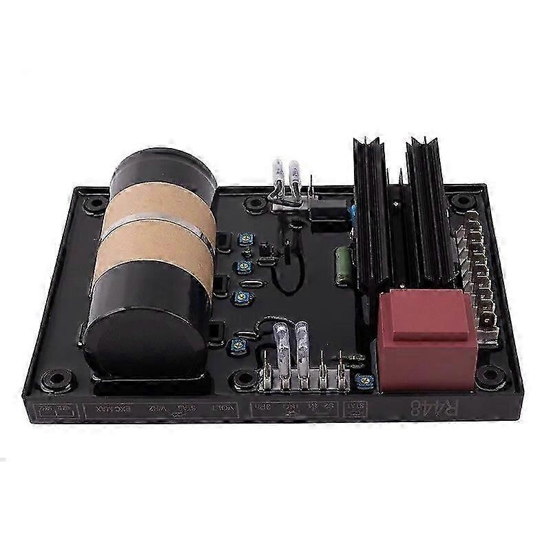 R448 Avr Automatic Voltage Regulator Control Module Stabilizer Big Capacitor Three Phase Adjustable Generator Parts Accessories
