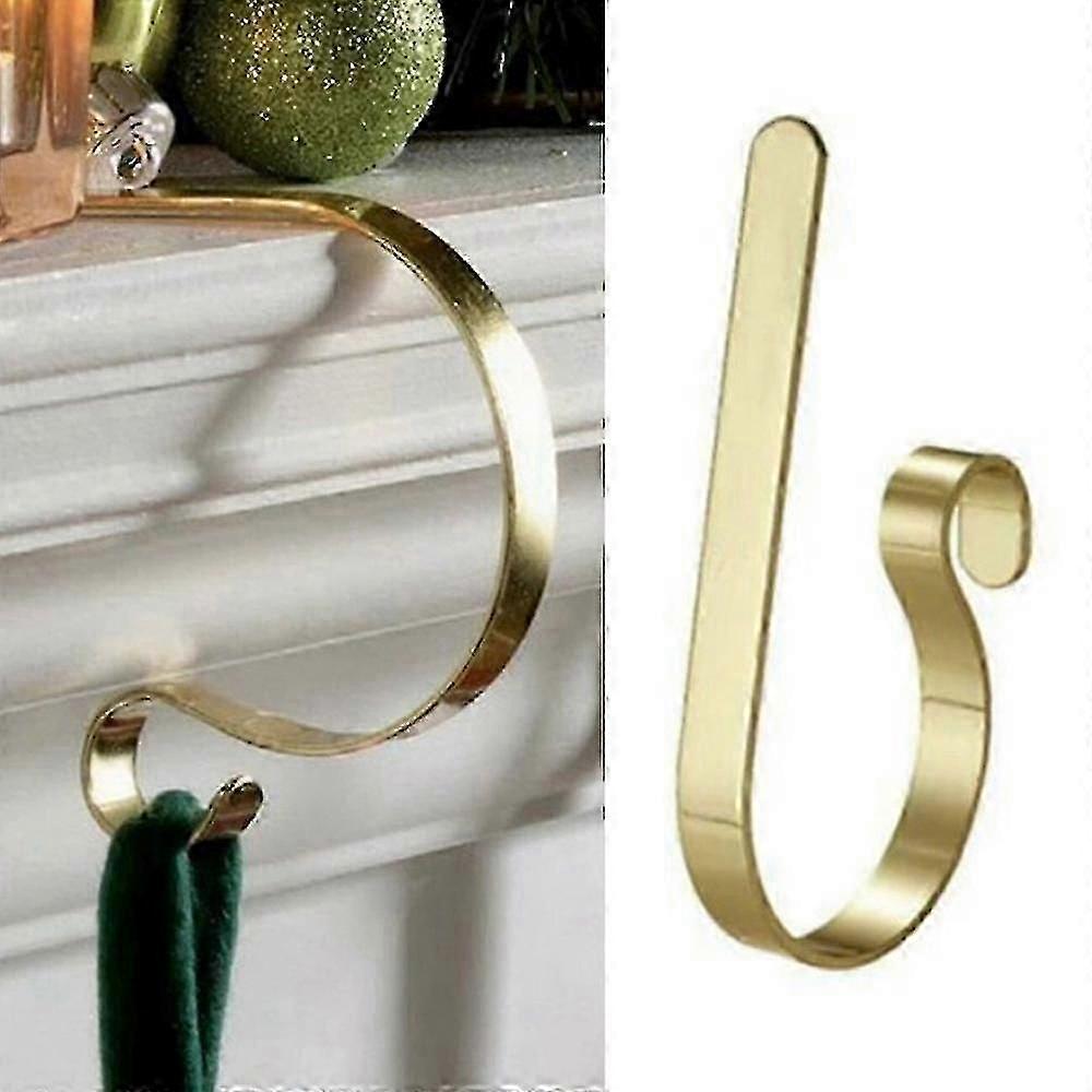 1/2/4pcs Noël Bas Cintre Support Crochets Cheminée Clip Décor