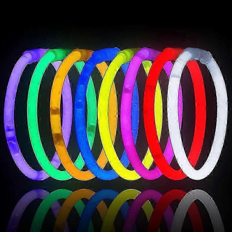 100 Glow Sticks Bulk Party Supplies - Fun Glow In The Dark Party Pack
