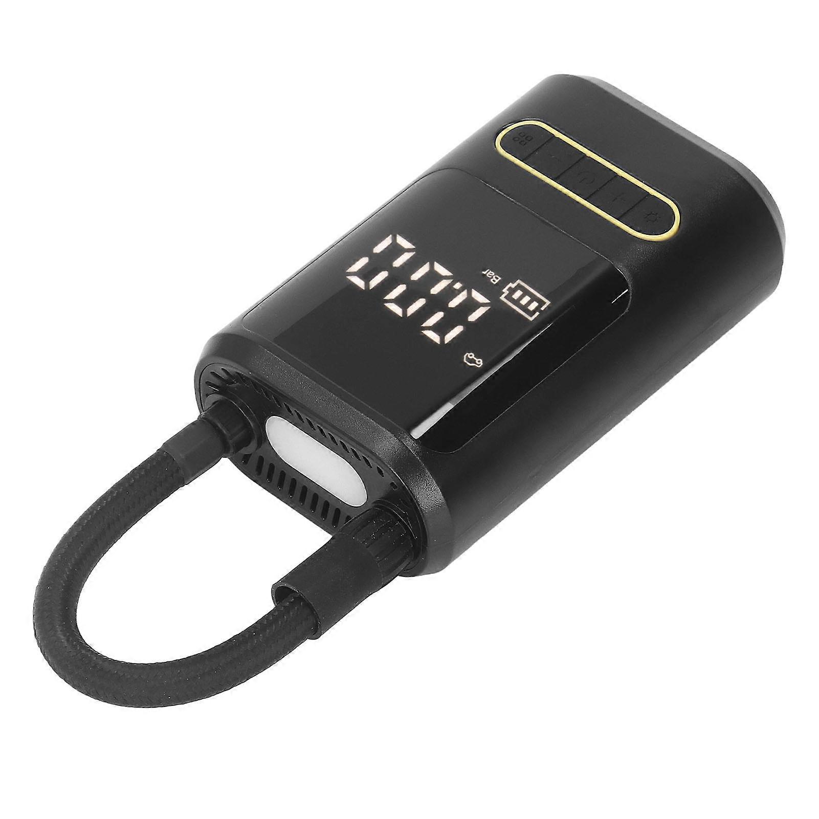 משאבת ניפוח לרכב LCD דיגיטלי אלחוטי כפול ספק כוח חשמלי אופנוע אופניים צמיג משאבת מתנפח 7.4V 3-150psi 