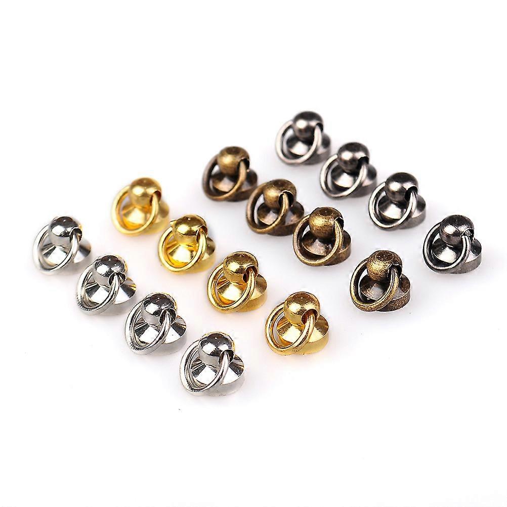 Mamelon de lait laiton rivet goujons pour maroquinerie 6Sets doré vis dos