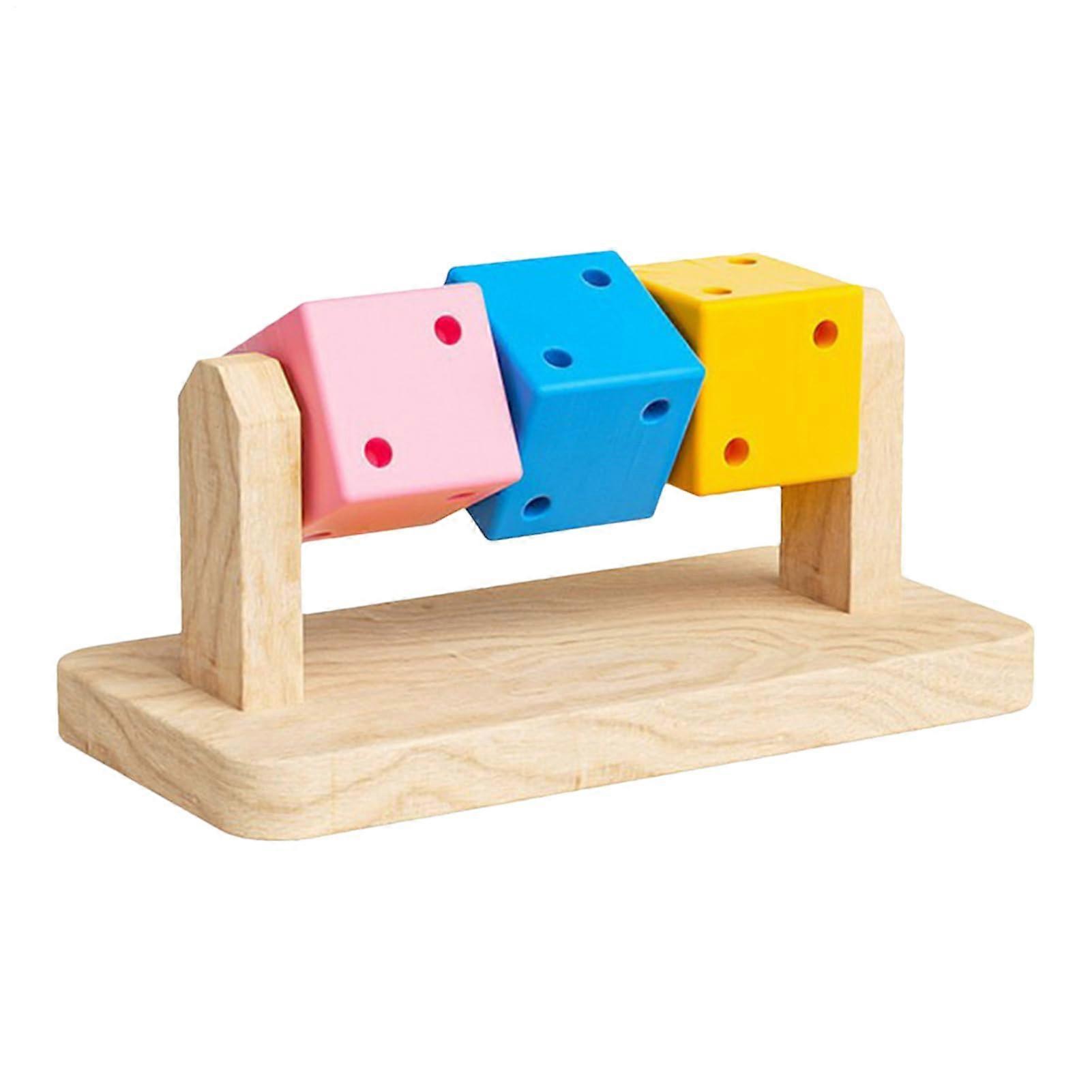 Guinea Pig Chew Toys - Wooden Chew Blocks for Hamsters, Rabbits, Squirrels, and Small Animals, Durable and Safe