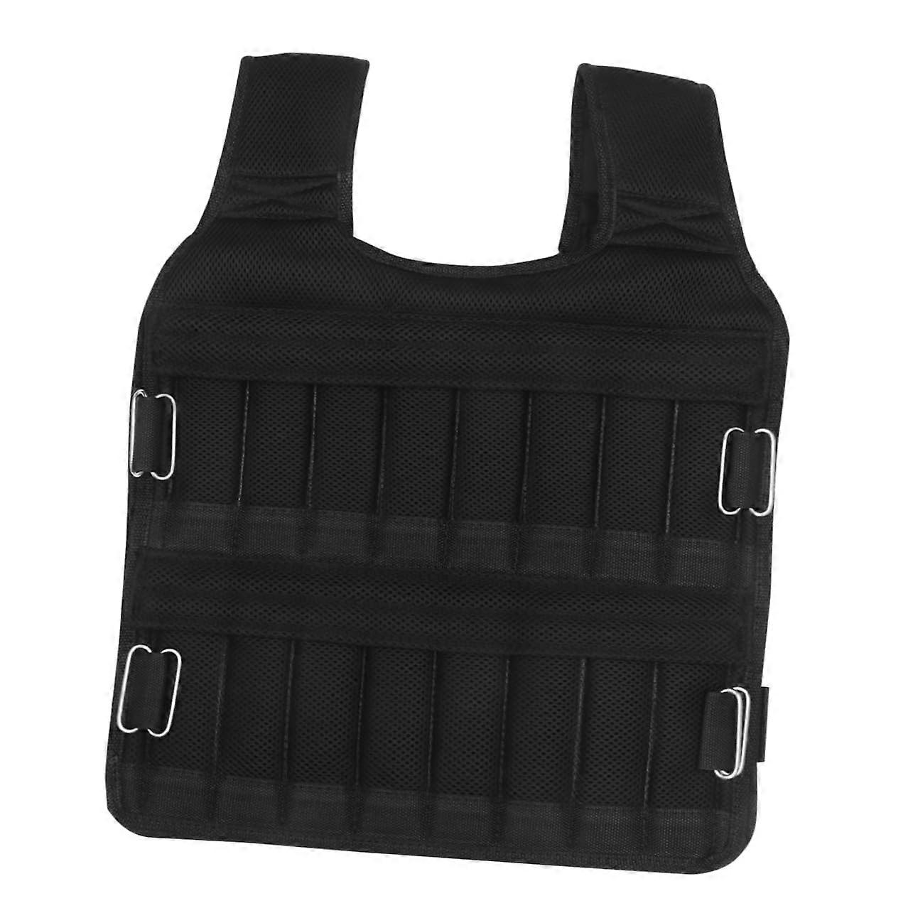 1 Set Weighted Sleeveless Garment Sports Weighted Vest Weight Vest For Exercises Adjustable Training Equipment Weight Vest