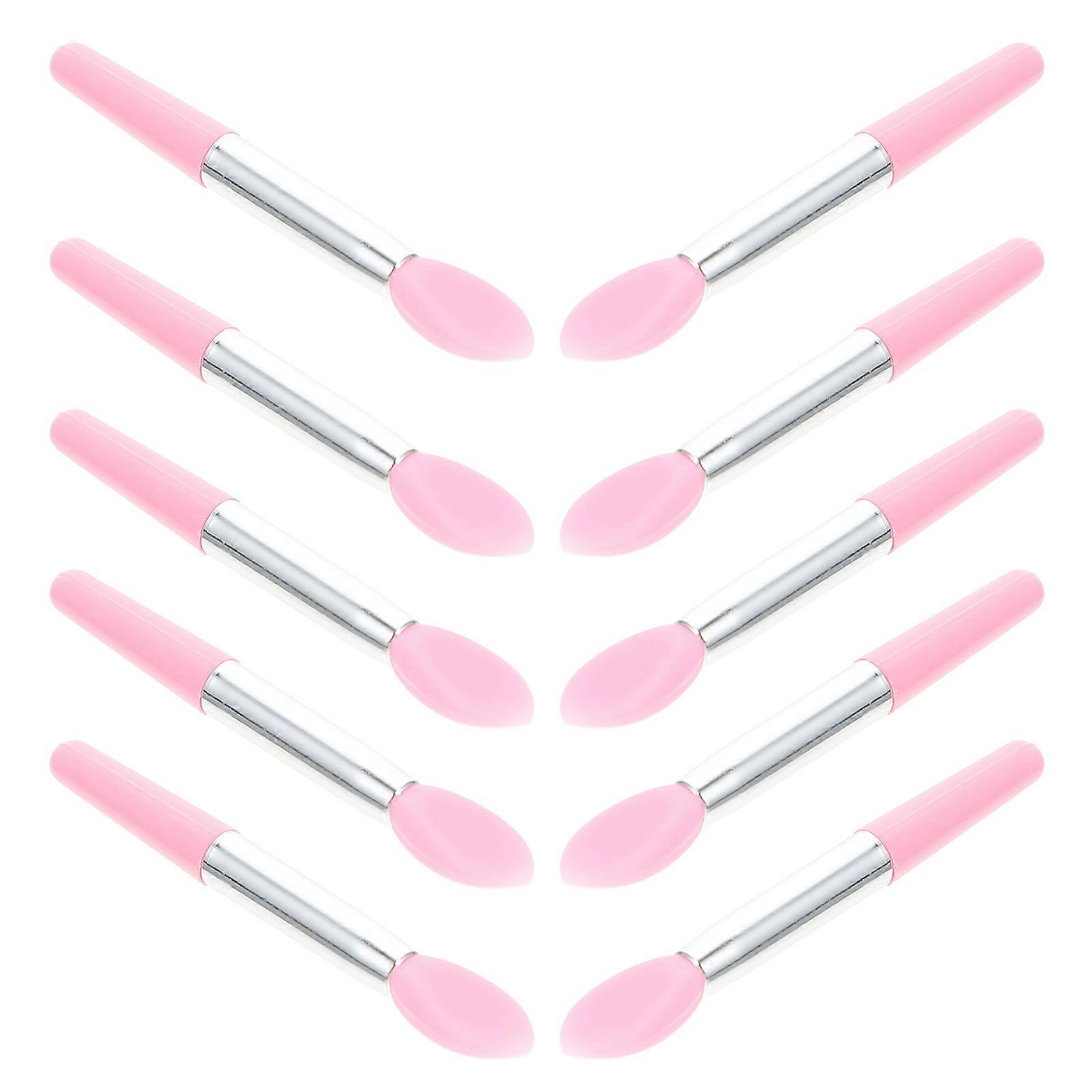 Silicone Lip Brush Set   Precise Lipstick & Eyeshadow Applicator, Portable Lightweight Makeup Tool for Travel and Daily Use for Women