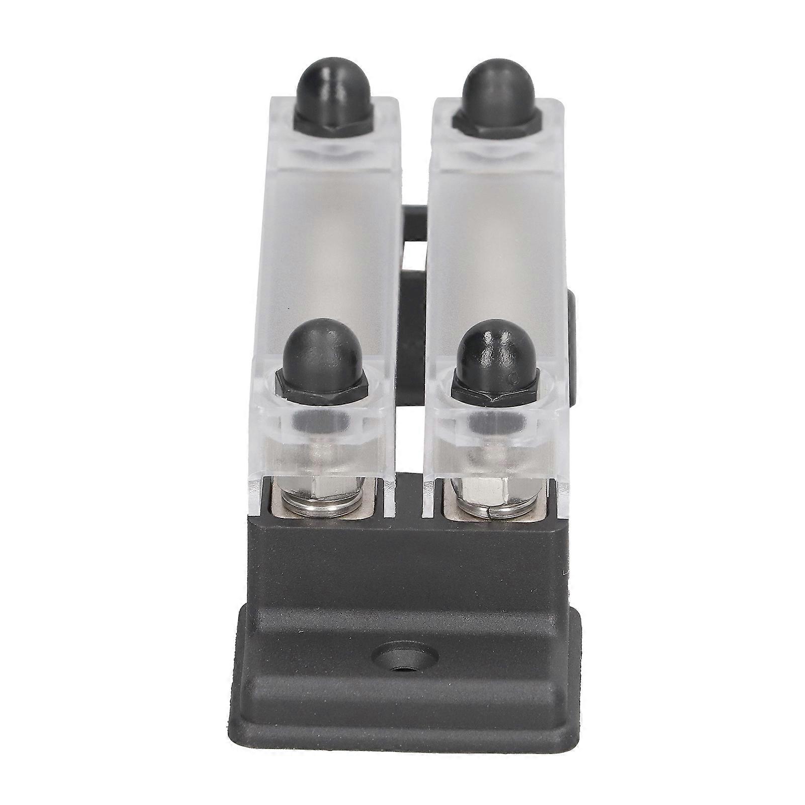 12 Post Power Distribution Block 48V 150A Dual Row Terminals Bus Bar with M4 Bolts M6 Stud