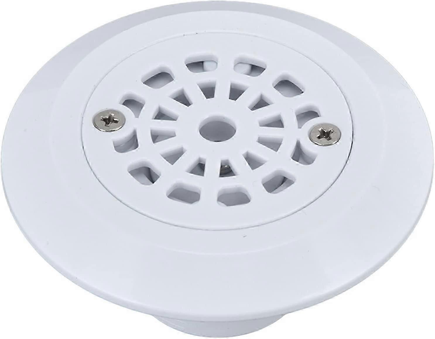 Plastic Swimming Pool Water, Floor Drain Inlet, White Accessory for Swimming Pools, Hot Springs, Spas