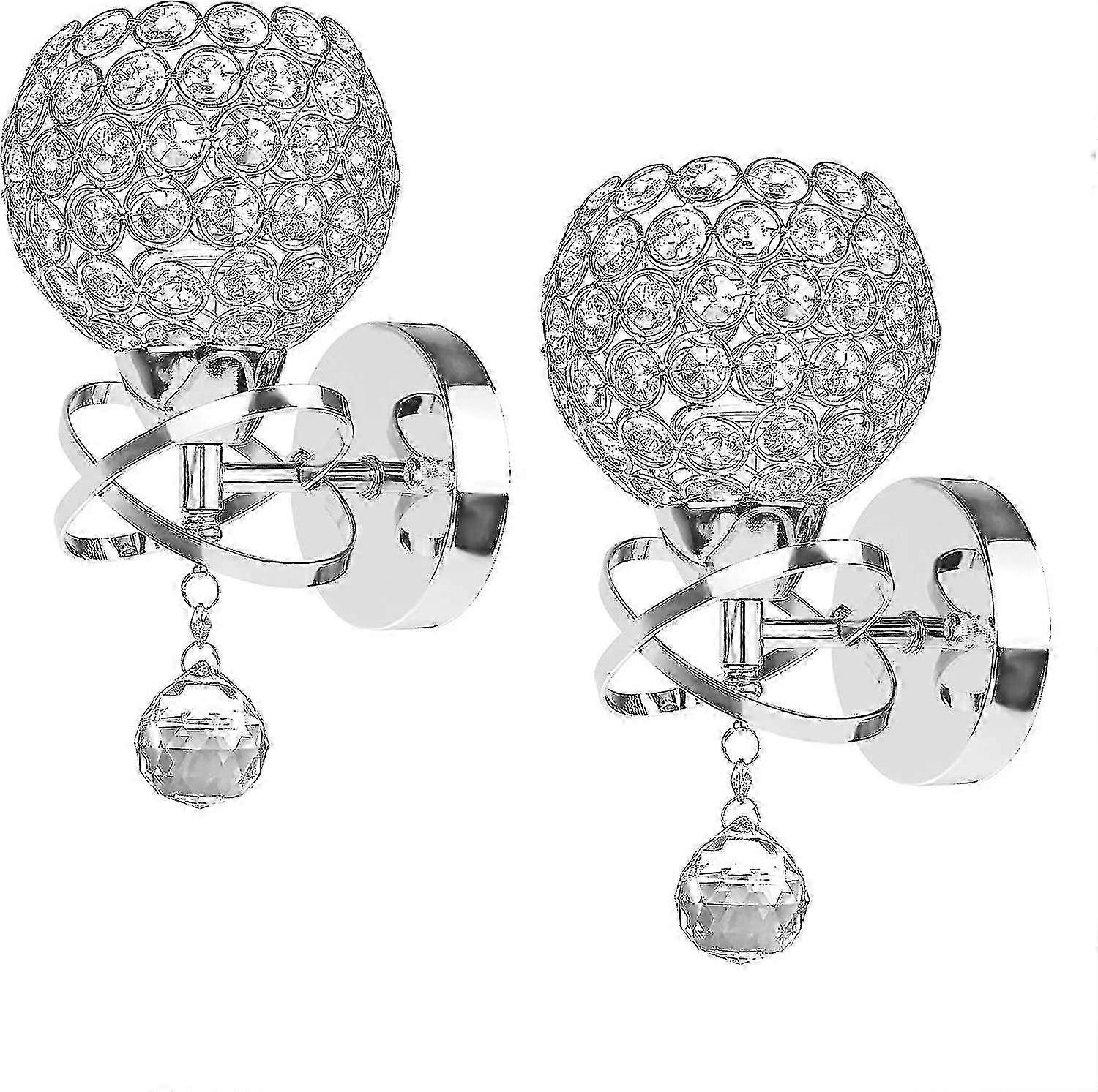 Modern Crystal Wall Light for Bedroom & Hall - Stylish Sconce