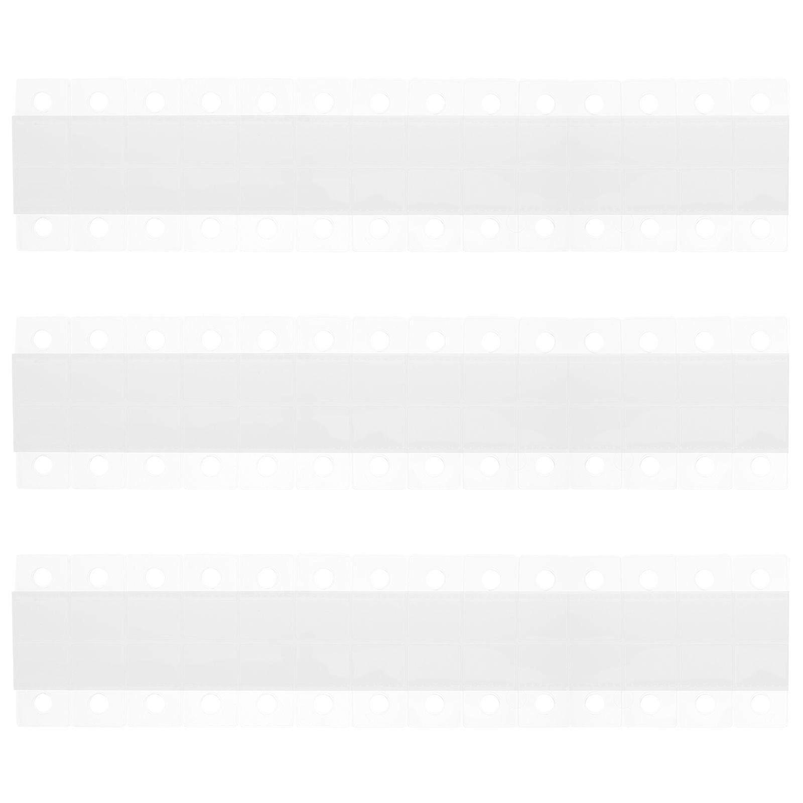 100pcs Retail Display Tabs Pvc Display Hanging Tabs Clear Self Adhesive Hanging Tabs