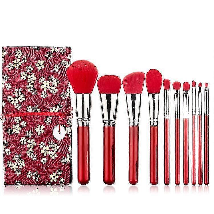 Stylish 10 Big Red Makeup Brushes