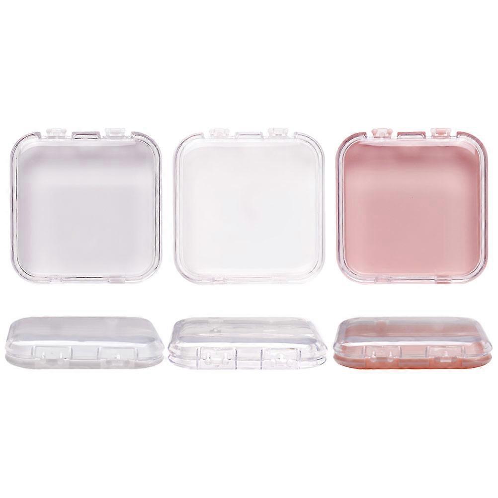 6pcs Nail Holder Storage Box – Compact Portable Organizer with Transparent Design and Sturdy Build for Nail Supplies and Accessories