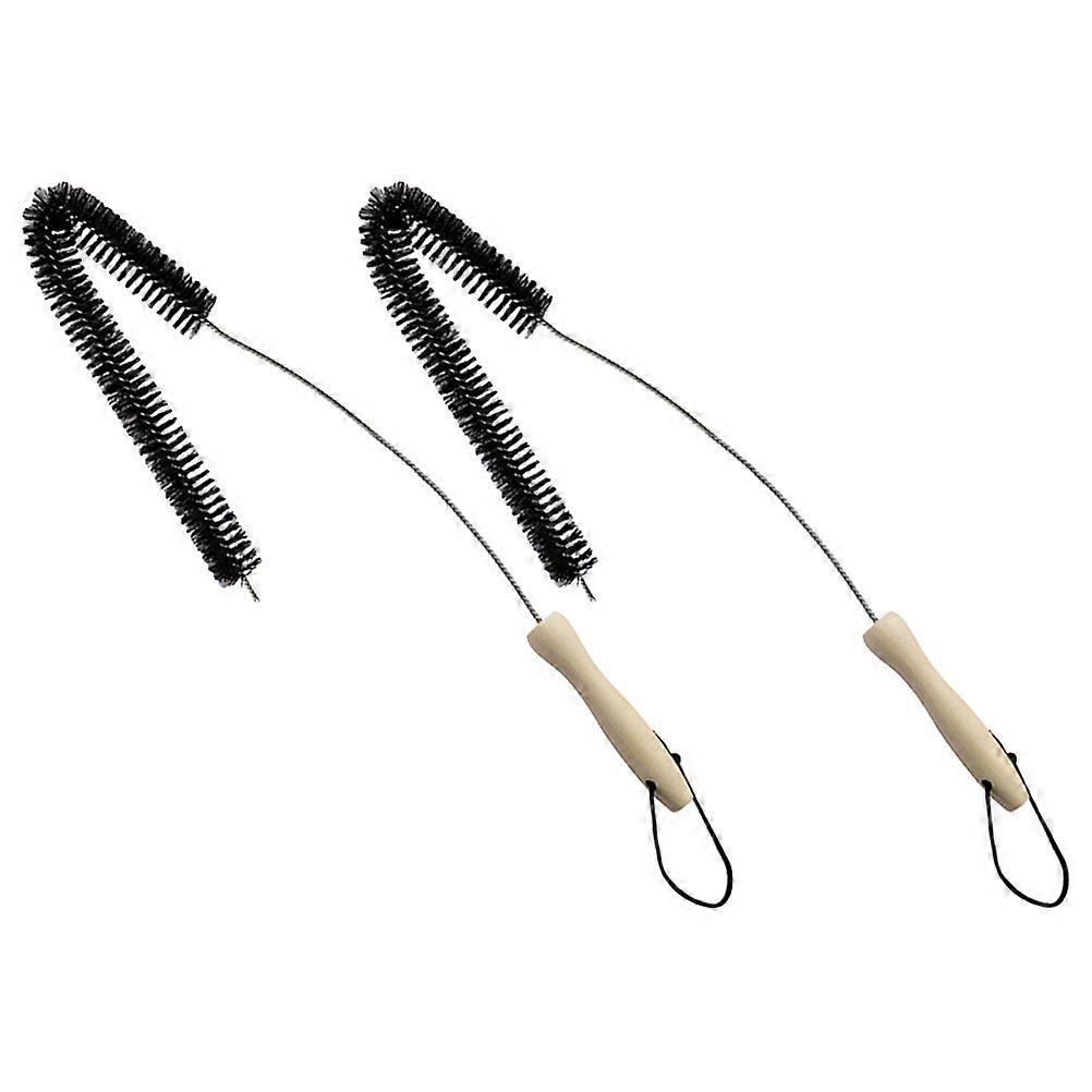 torktumlare ventilationsborste för rengöring av hushållsapparater torktumlare tvättmaskin rör spole rengöring 2st