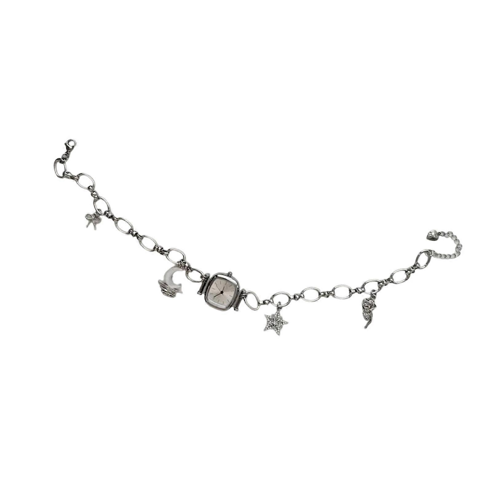 Steampunk Inspired Sweet Cool Clavicle Chain Pendant Necklace Feature Exposed Mechanical Pocket Watch Retro Design Multicolor