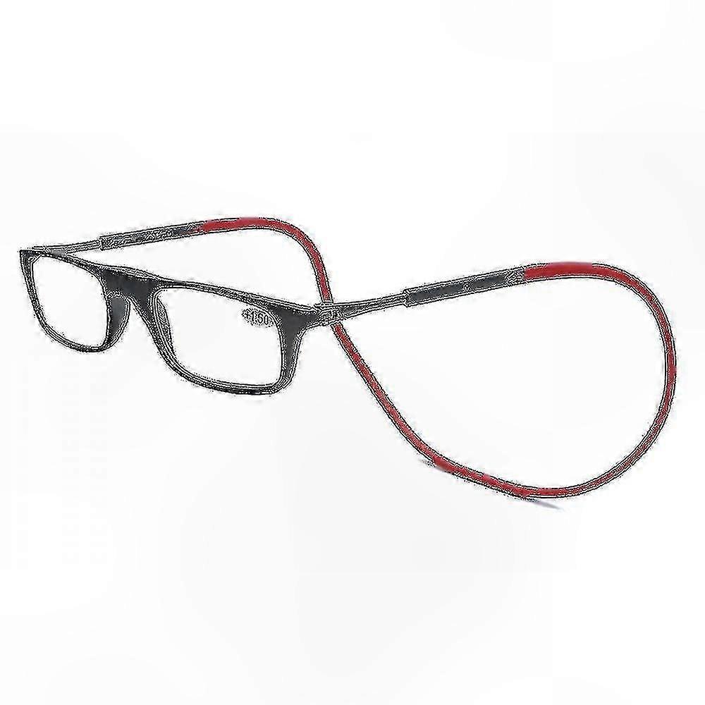 Funky Reading Glasses with Magnetic Absorption and Neck Hanging Design for Comfortable Use