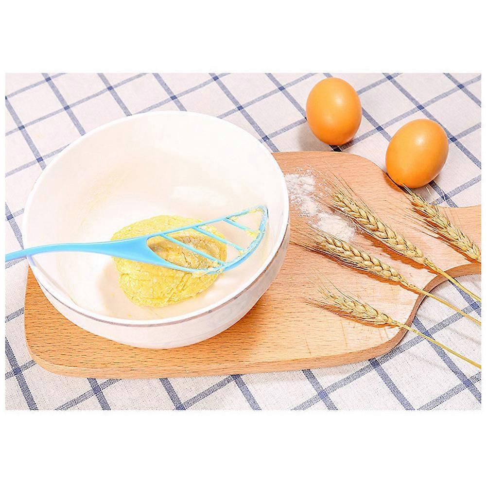 Plastic Whisk Small Hand Whisk for Mixing Coffee Juice Oatmeal 26x4x0.5cm 1Set