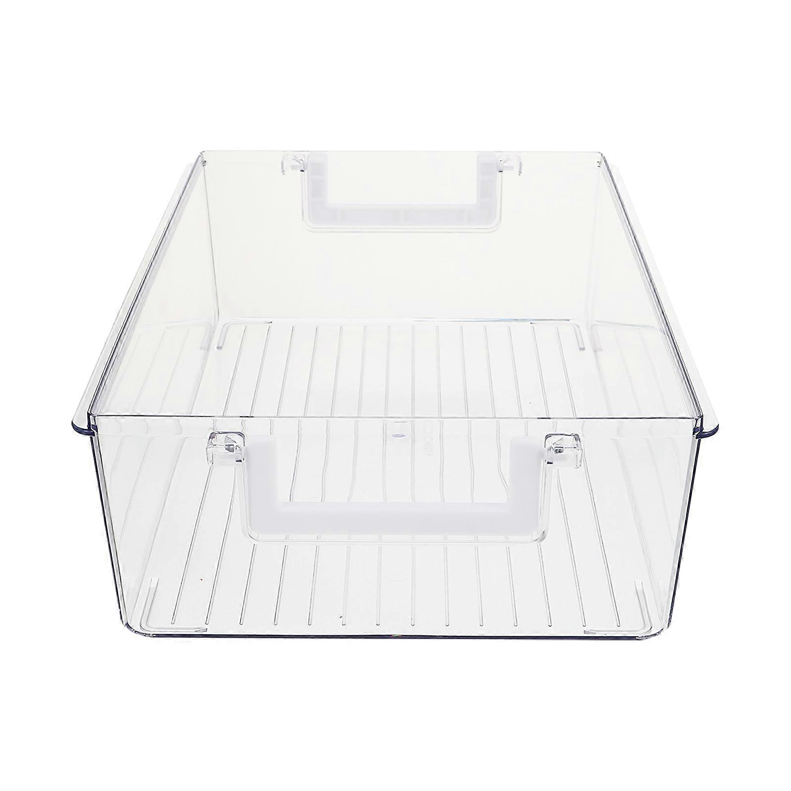 Icebox Refrigerator Food Storage Box for Storage Use 1Pcs Transparent Plastic