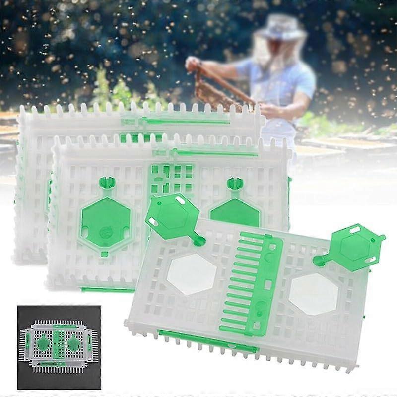 Queen Bee Needle Cage Plastic For Beekeepers Standard Size Durable Beekeeping Equipment