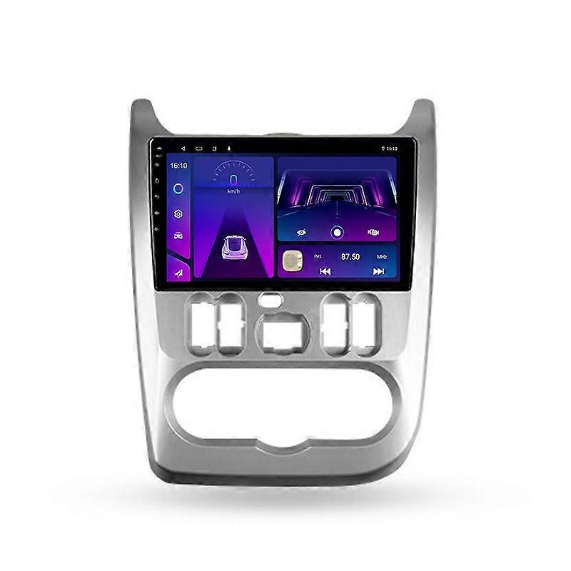 2 Din For Renault Logan 1 Sandero 2009 - 2015 For Dacia Duster 2010 - 2017 Carplay 4G WIFI Android Auto Car Radio Player Stereo Car Multimedia Video p