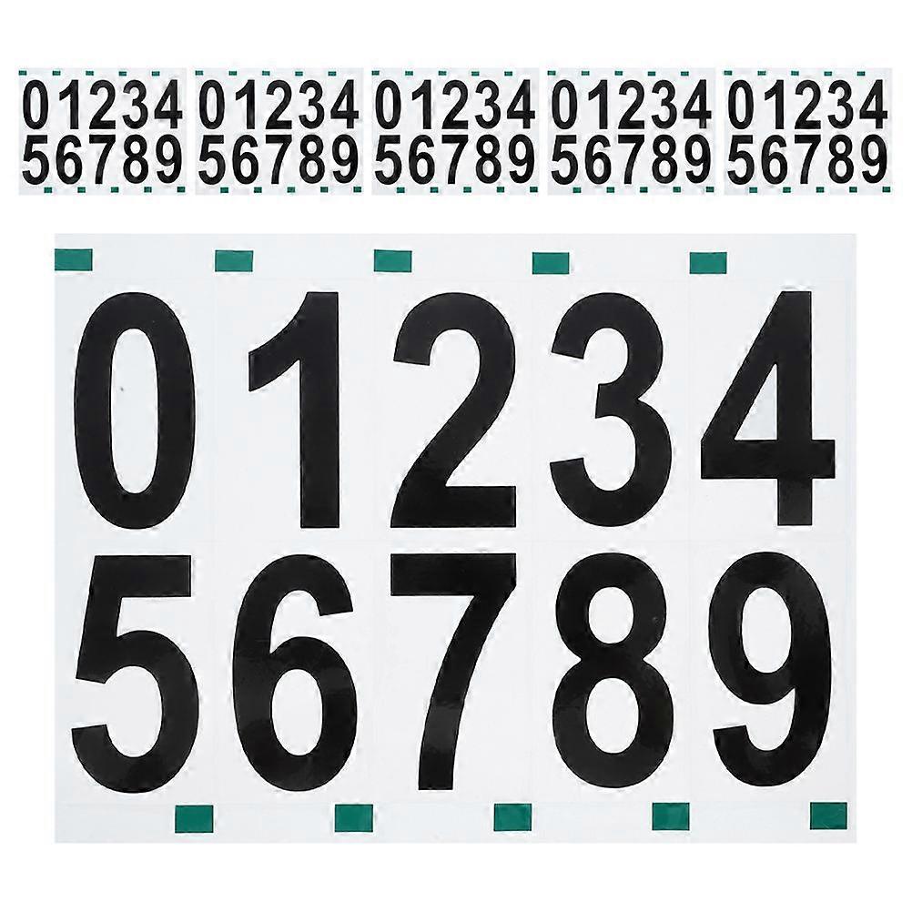 Durable Self Adhesive House Number Stickers for Outdoor Mailbox and Home Identification – Weather Resistant Address Decals, Easy Installation