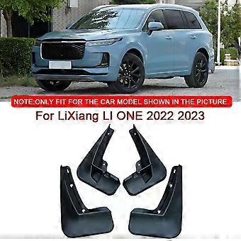 For LiXiang LI ONE 2022 2023 Car Styling ABS Car Mud Flaps Splash Guard Mudguards MudFlaps Front Rear Fender Auto Accessories